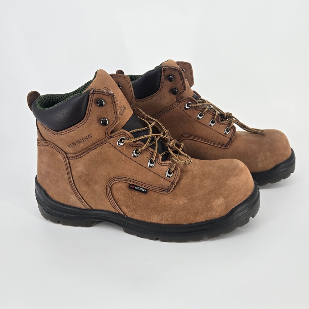 New Red Wing King Toe 2240 Mens 12 E2 Brown Waterproof Safety Toe Work Boots EH